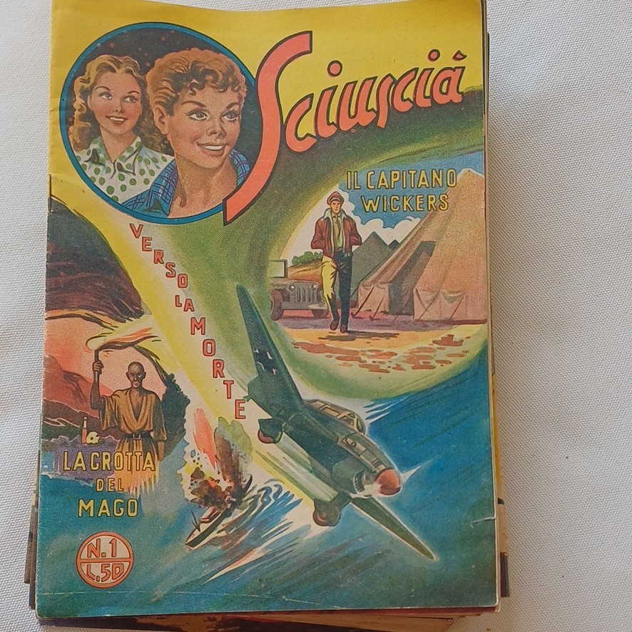 Capitano Wickers Sciuscià Verso la morte n.1 1950 fumetti Serie Da N.1 A 30