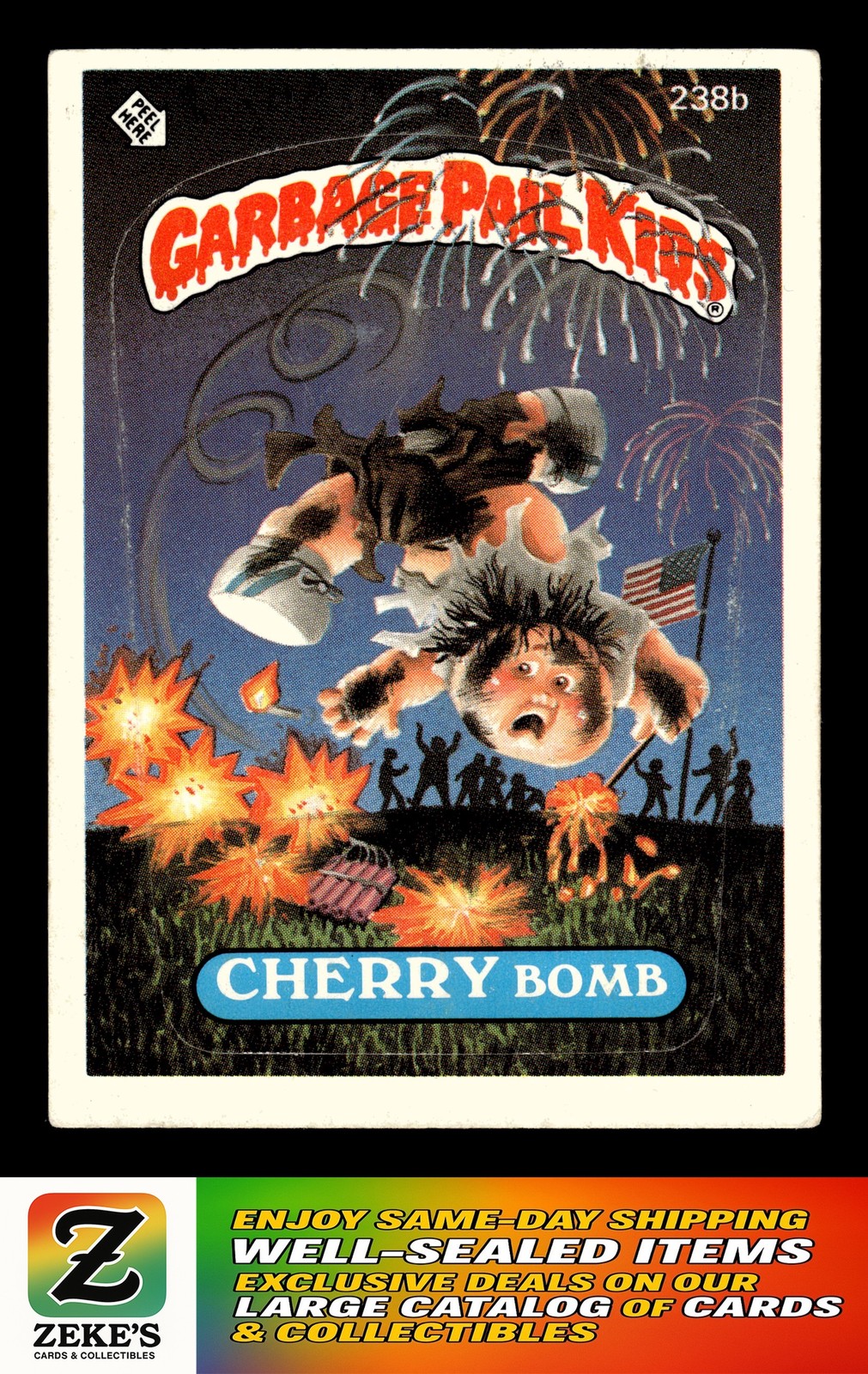 1986 Topps Garbage Pail Kids Series 6 #238b Cherry Bomb
