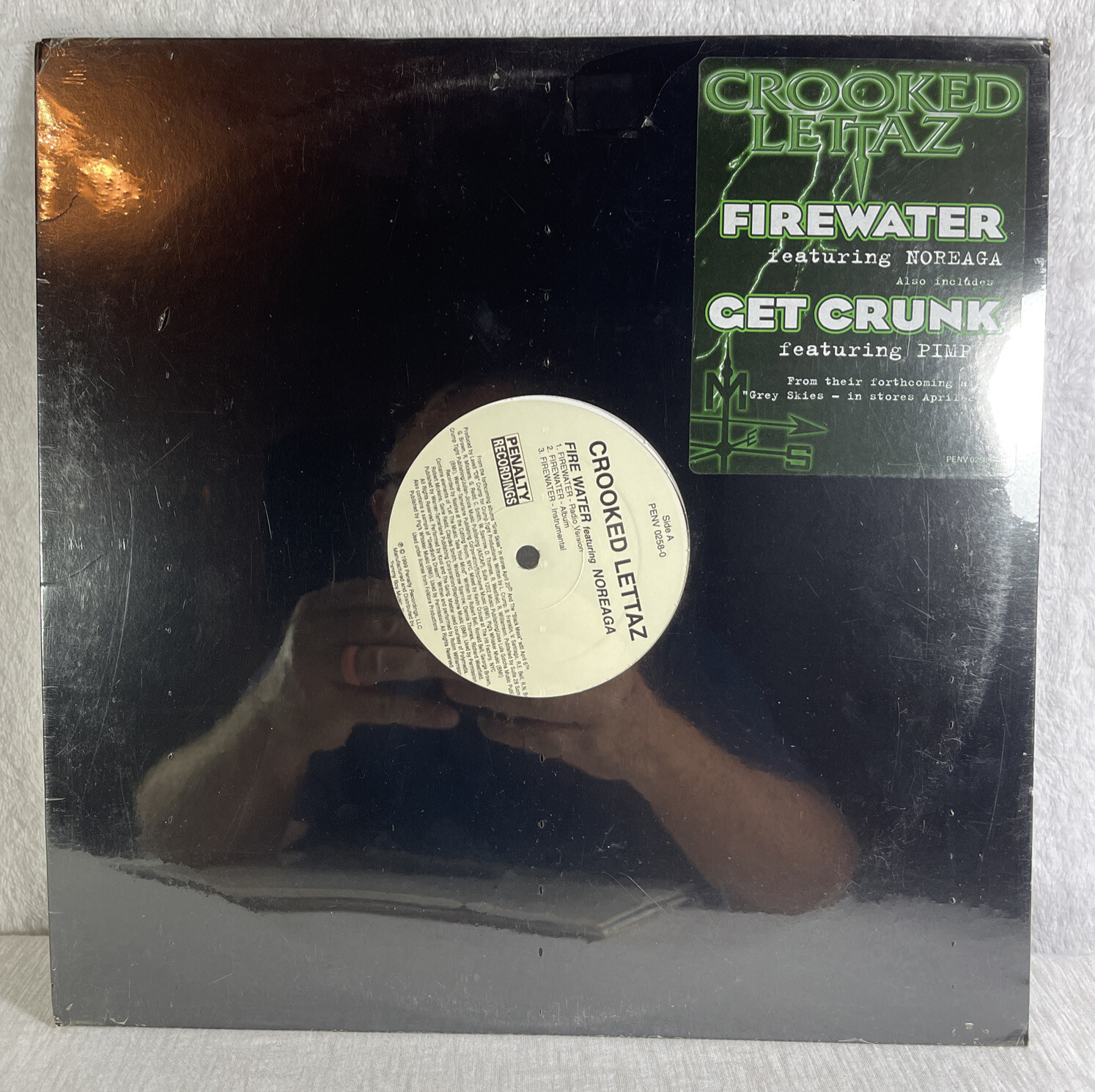 Vintage 1999 Crooked Lattaz LP Album Firewater Get Crunk Noreaga New Sealed
