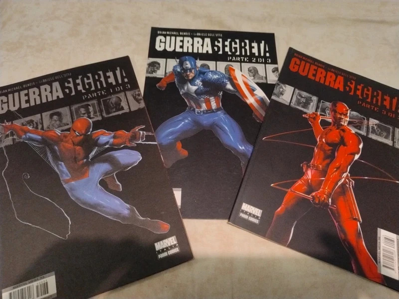 MARVEL GUERRA SEGRETA Serie Completa 1-2-3 Panini