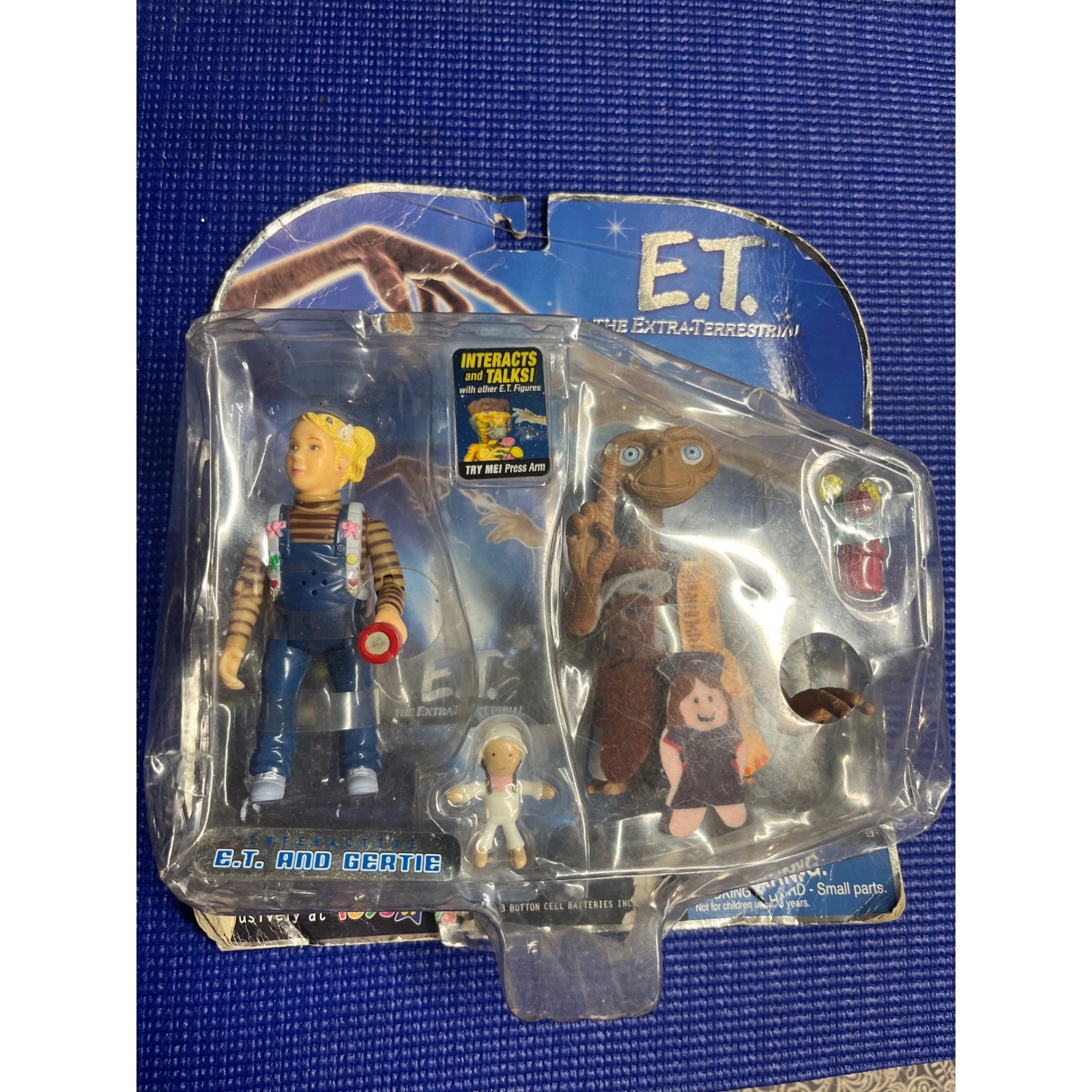 E.T. vintage 2001 e Gertie Set Action Figure Interattive Giocattoli R Us Esclusivo
