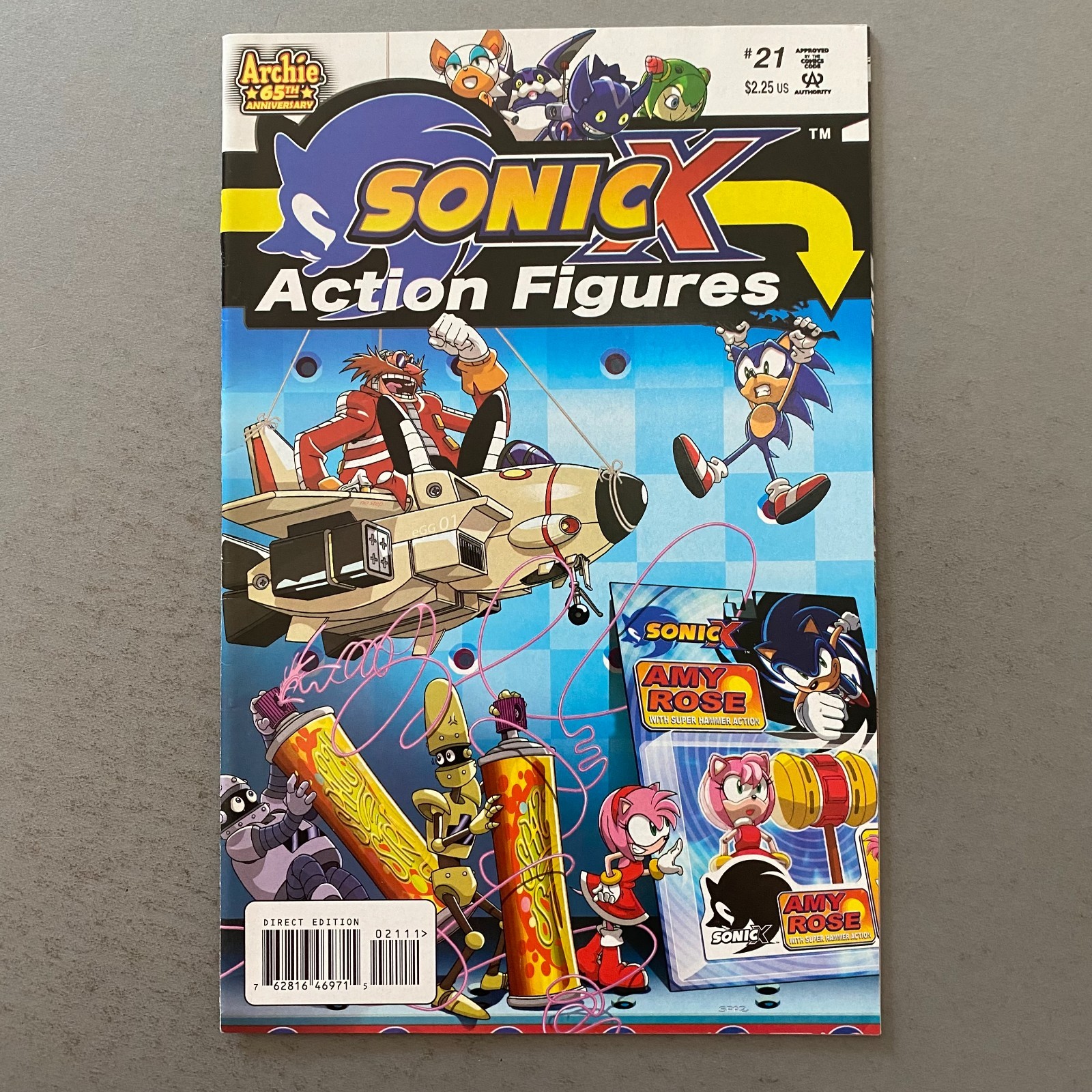 SONIC X 21 SONIC THE HEDGEHOG (2007, ARCHIE COMICS)