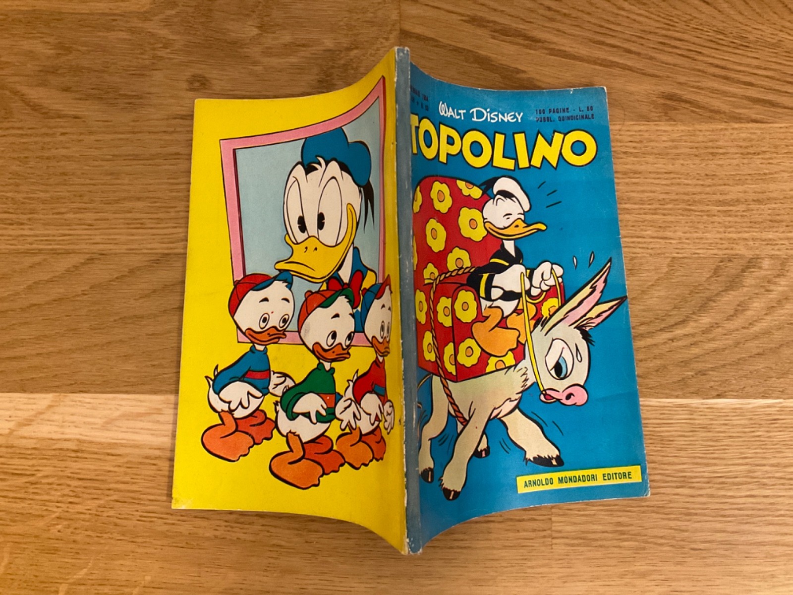 TOPOLINO LIBRETTO N.83 MONDADORI - 1954 - ORIGINALE DISNEY SI BOLLINO