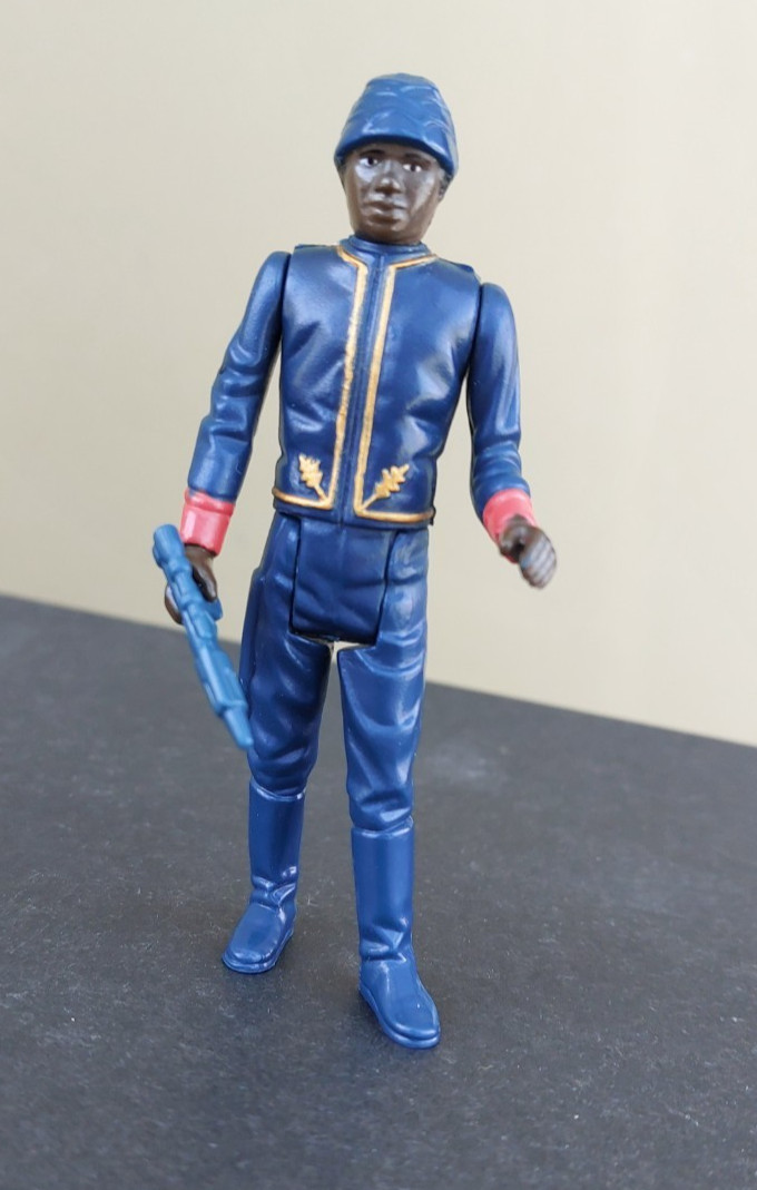 VINTAGE STAR WARS - BESPIN SECURITY GUARD BLACK - SMILE - HK COO - NR MINT