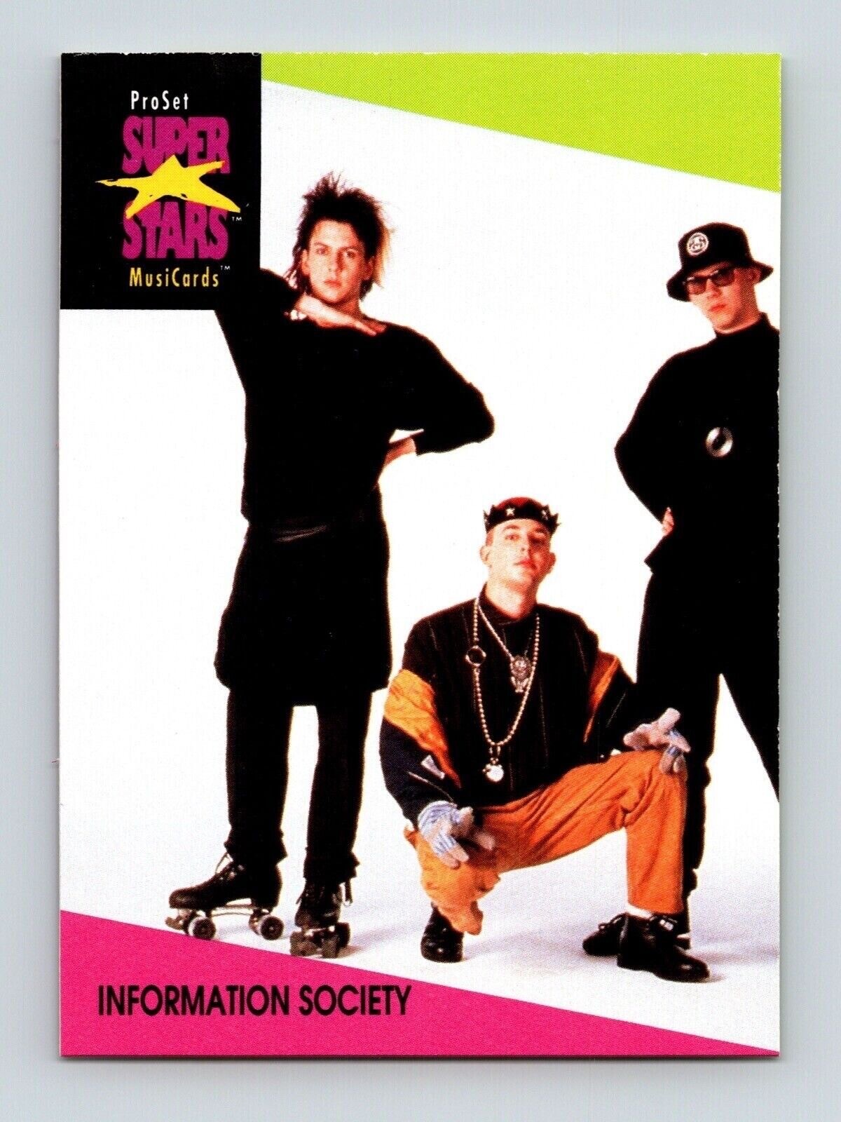 1991 Information Society 54 Pro Set SuperStars MusiCards Rock Express TCG CCG