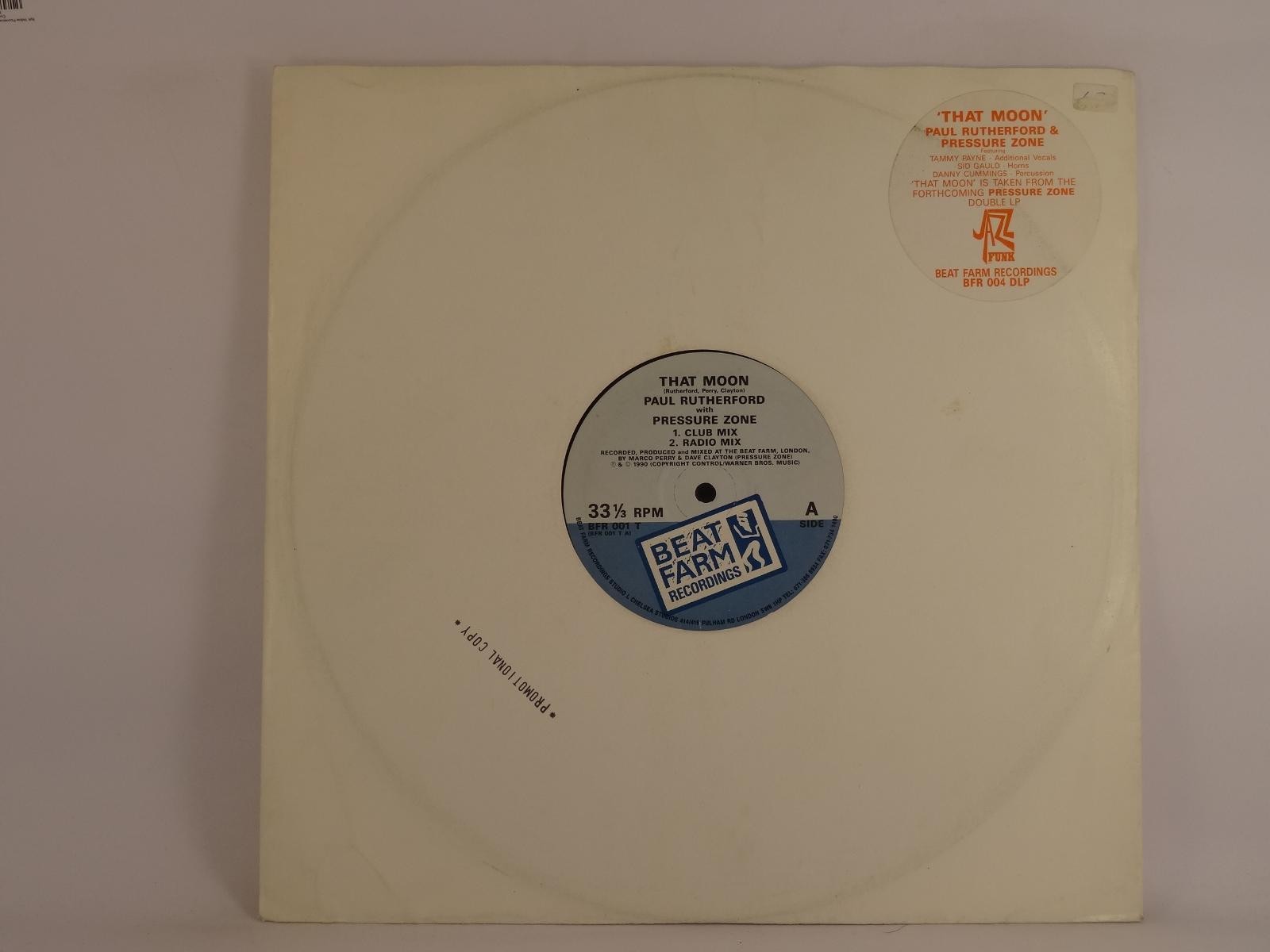 THAT MOON SWINGIN' ON (THAT MOON) (1) 4 Track 12" Single plus Company Sleeve BEA