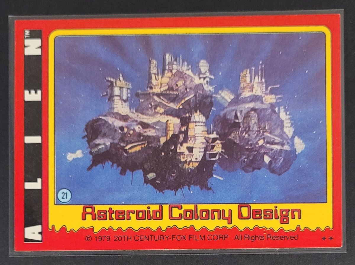 1979 Topps Alien movie trading card- #21