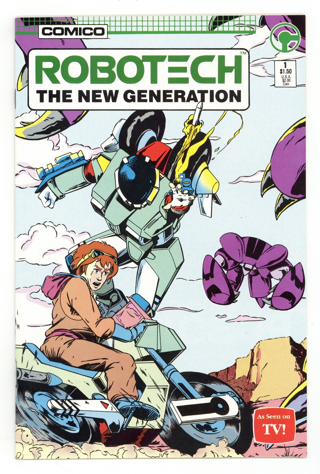 Robotech La Nuova Generazione #1 VF 8.0 1985