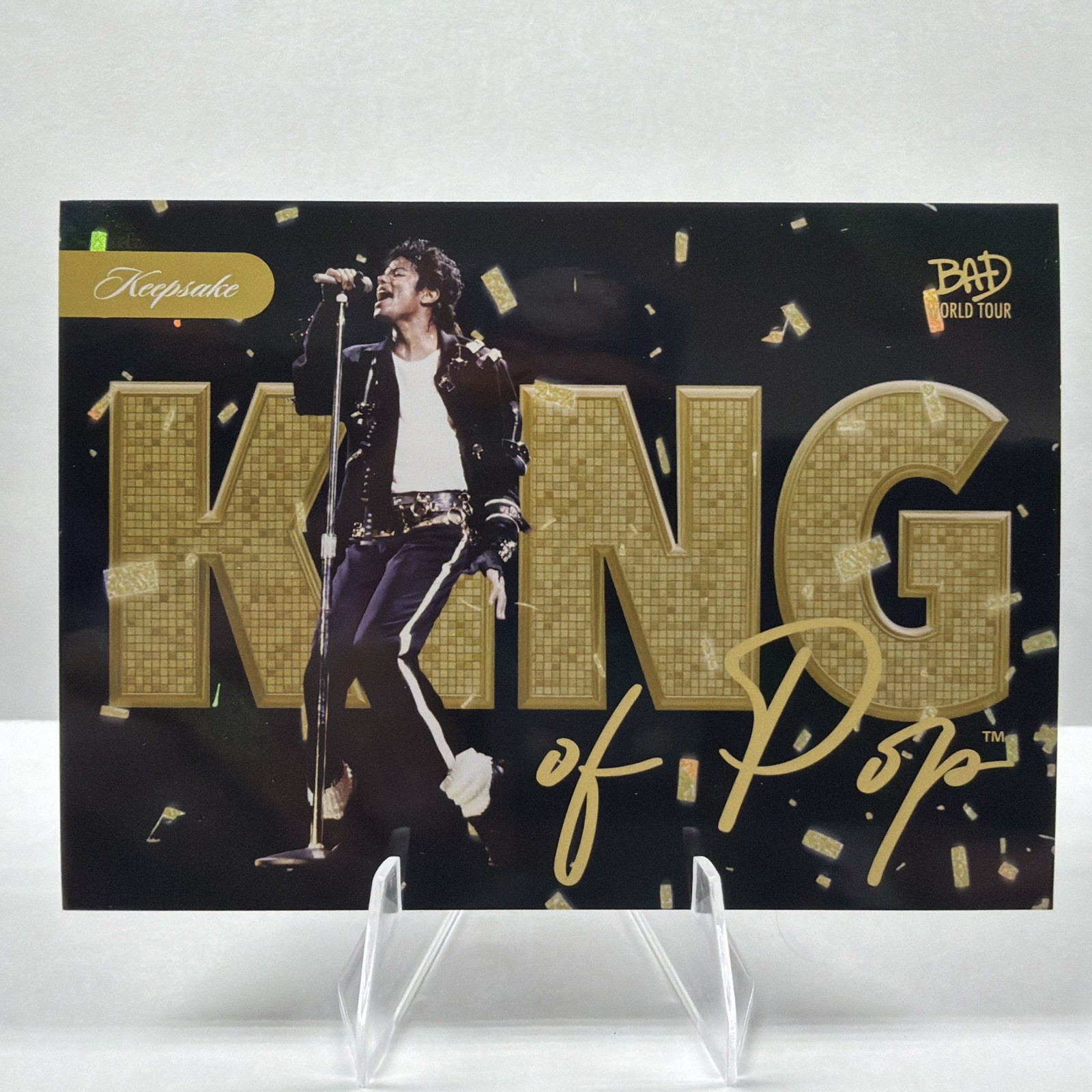 2025 Keepsake Michael Jackson Bad World Tour #260 Gold King of Pop /17