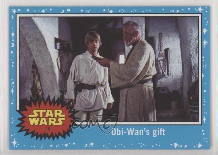 2017 Topps Star Wars: Viaggio negli ultimi Jedi Obi-Wan Kenobi Obi-Wan's gift 2k3