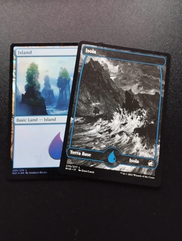 Magic the gathering mtg island bundle (1 foil/1 normal)