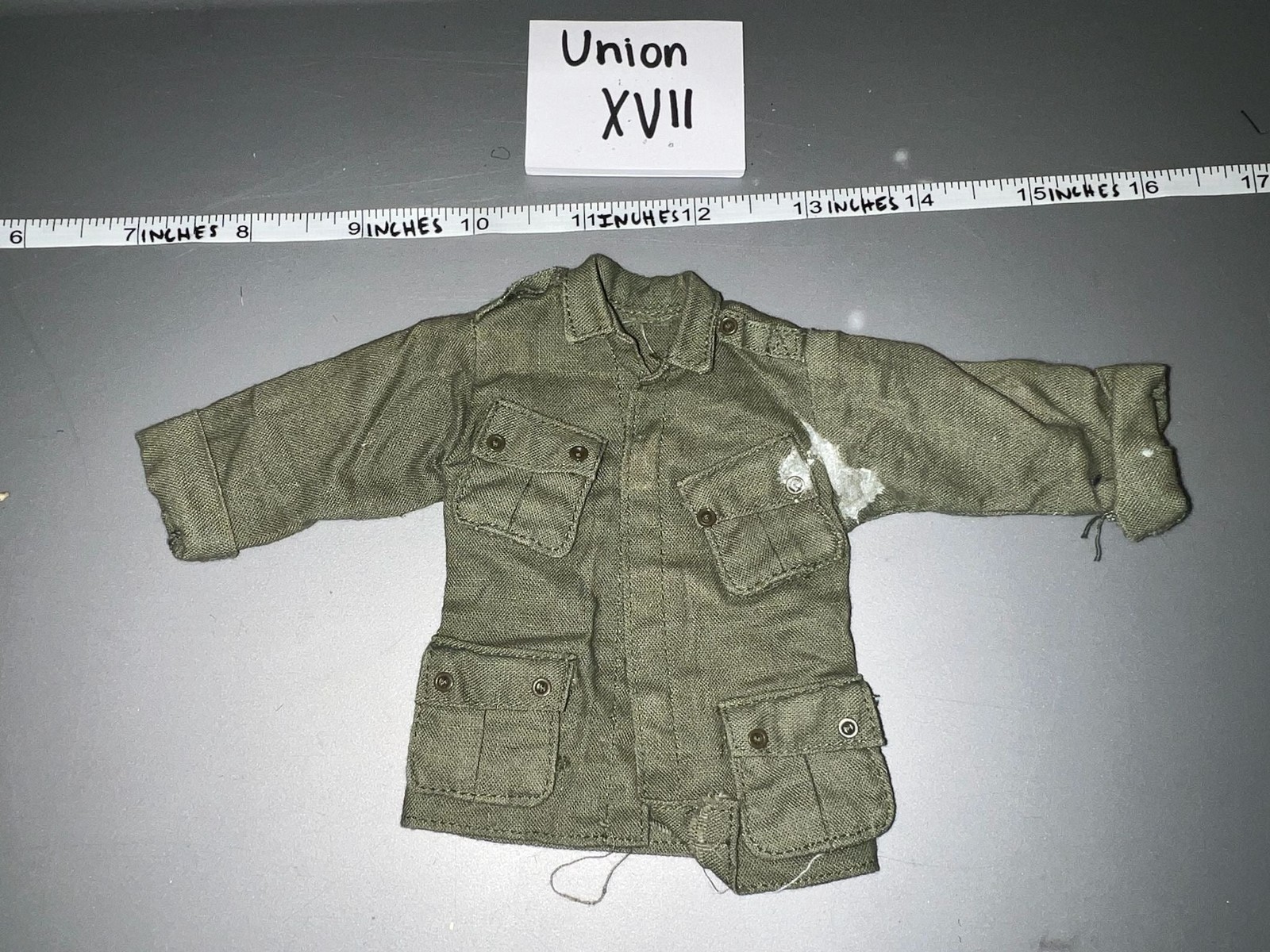 Tunica uniforme giungla USA epoca Vietnam scala 1/6 - danneggiata