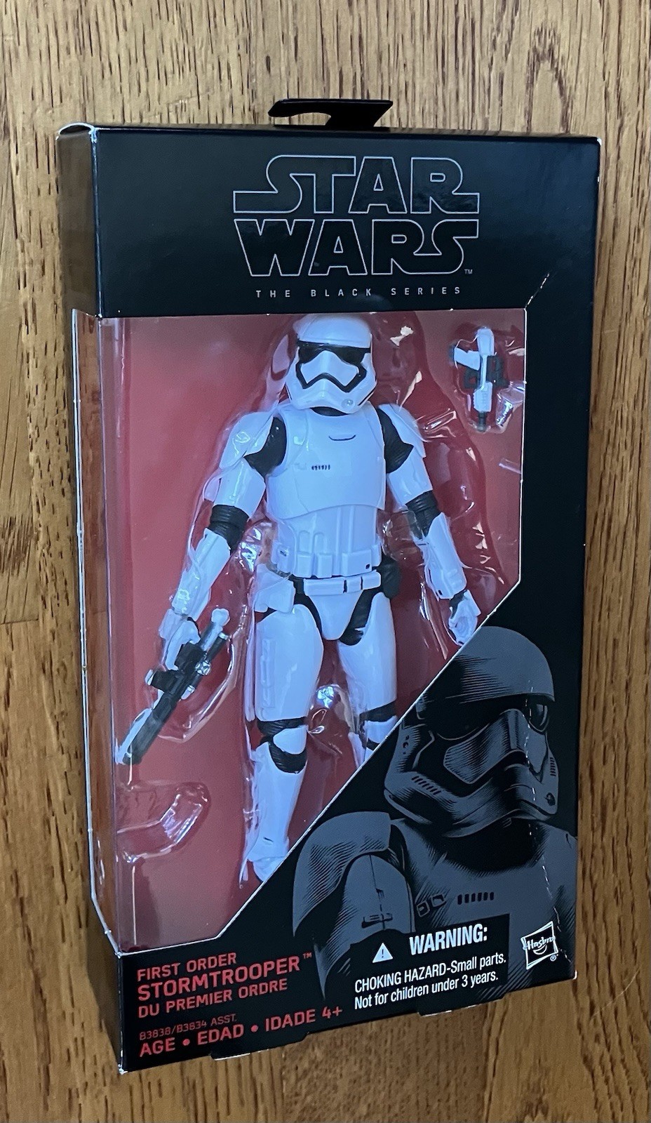 6" Star Wars Force Awakens Black Series First Order Stormtrooper(#04)-New in Box
