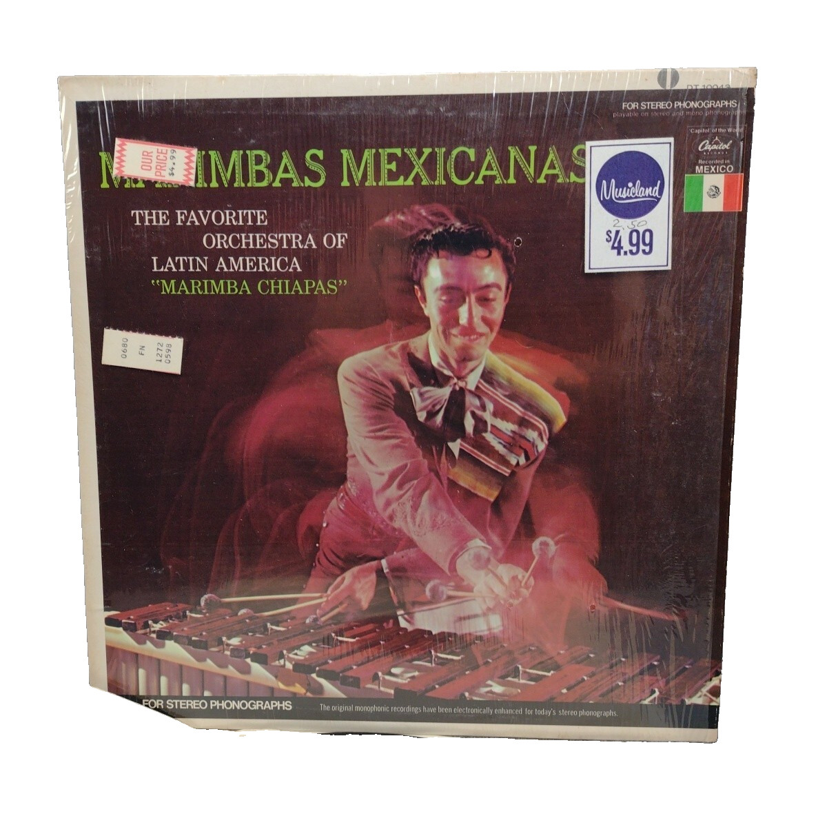Vinyl LP 1957 Marimba Chiapas–Marimbas Mexicanas DT-10043