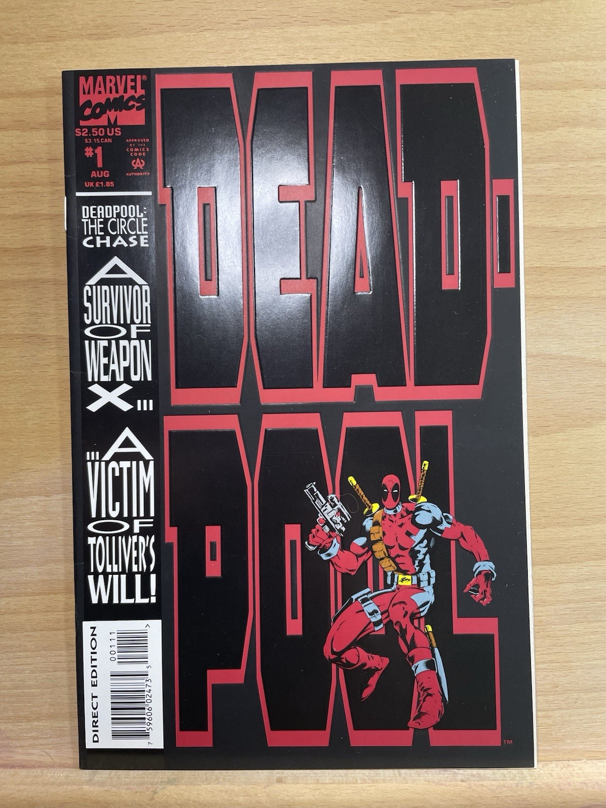 Deadpool The Circle Chase #1 August 1993 Comic