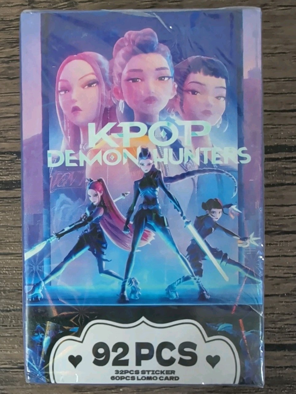 KPop Demon Hunters Trading Card 92 Pezzi Personaggio Collezionismo Set