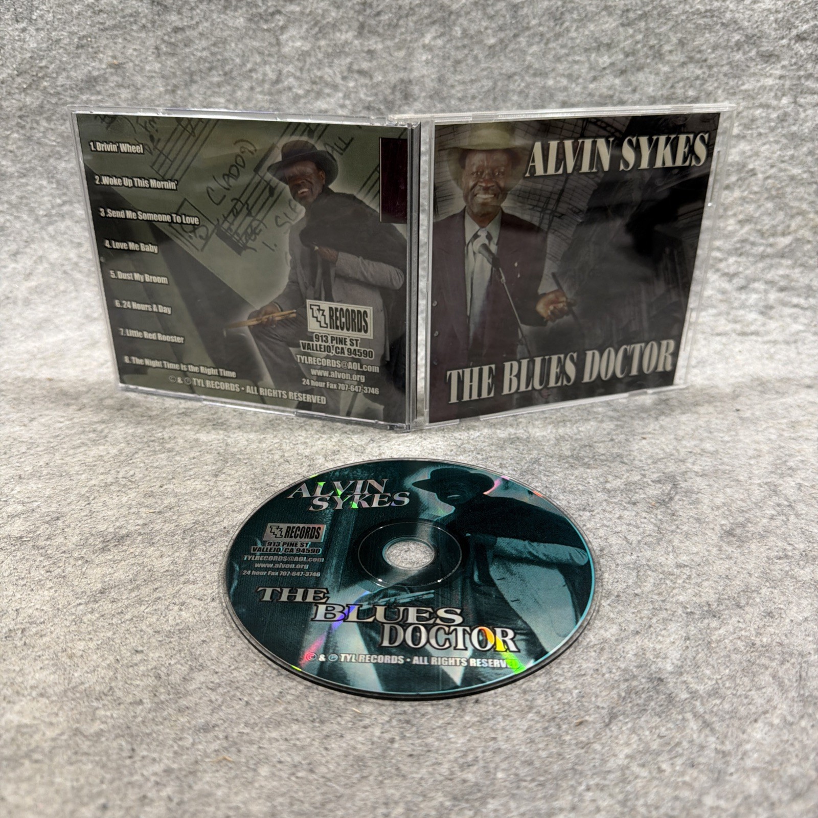 The Blues Doctor by Alvin Sykes (CD, 1990) Rare