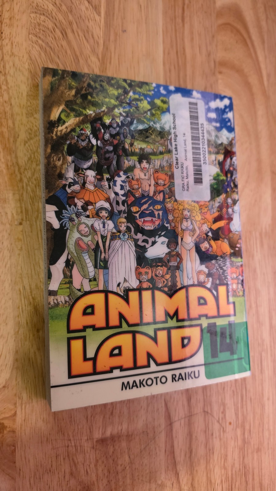 Animal Land Vol 14 di Makoto Raiku 2018 Zatch Bell Autore Raro 