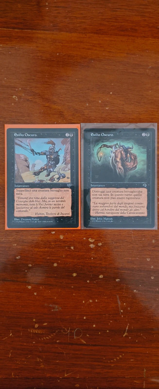 Esilio oscuro mtg