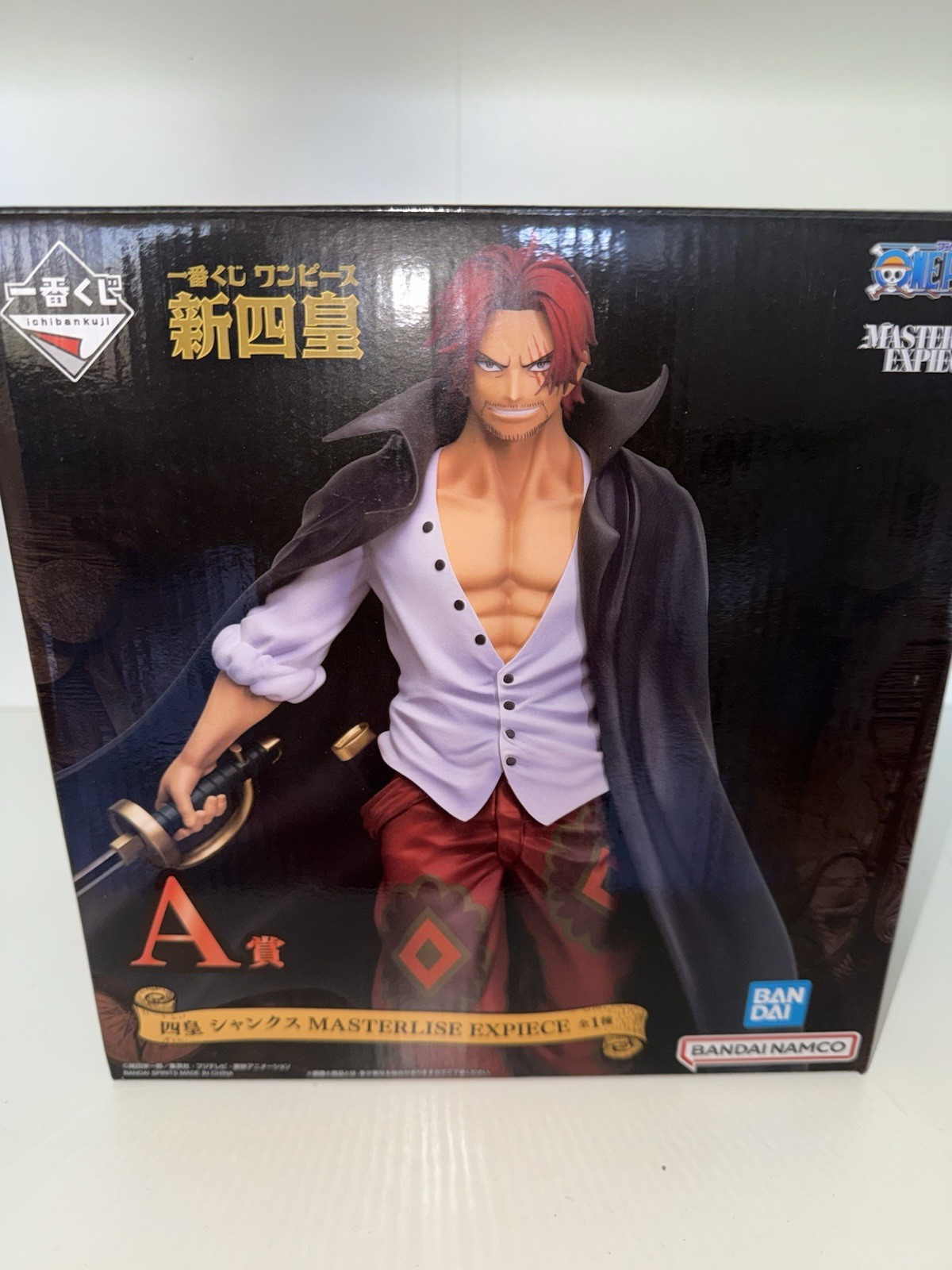 Bandai Namco One Piece Shanks Ichiban Kuji Masterlise EXPIECE Action Figure