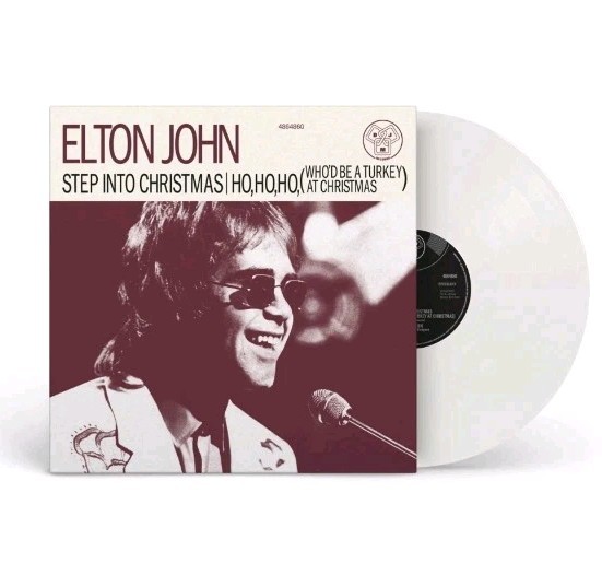 Elton John: Step Into Christmas / Ho Ho Ho 12" - Limited White Vinyl 12" Single