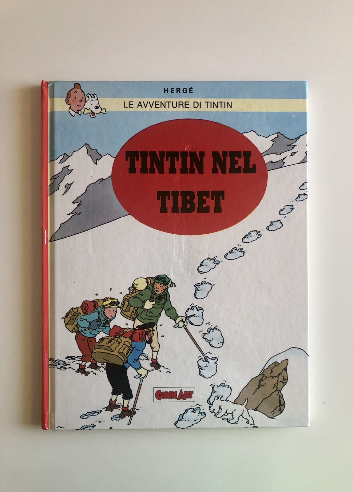 Le Avventure di TINTIN: "TINTIN NEL TIBET" di HERGE' - COMIC ART