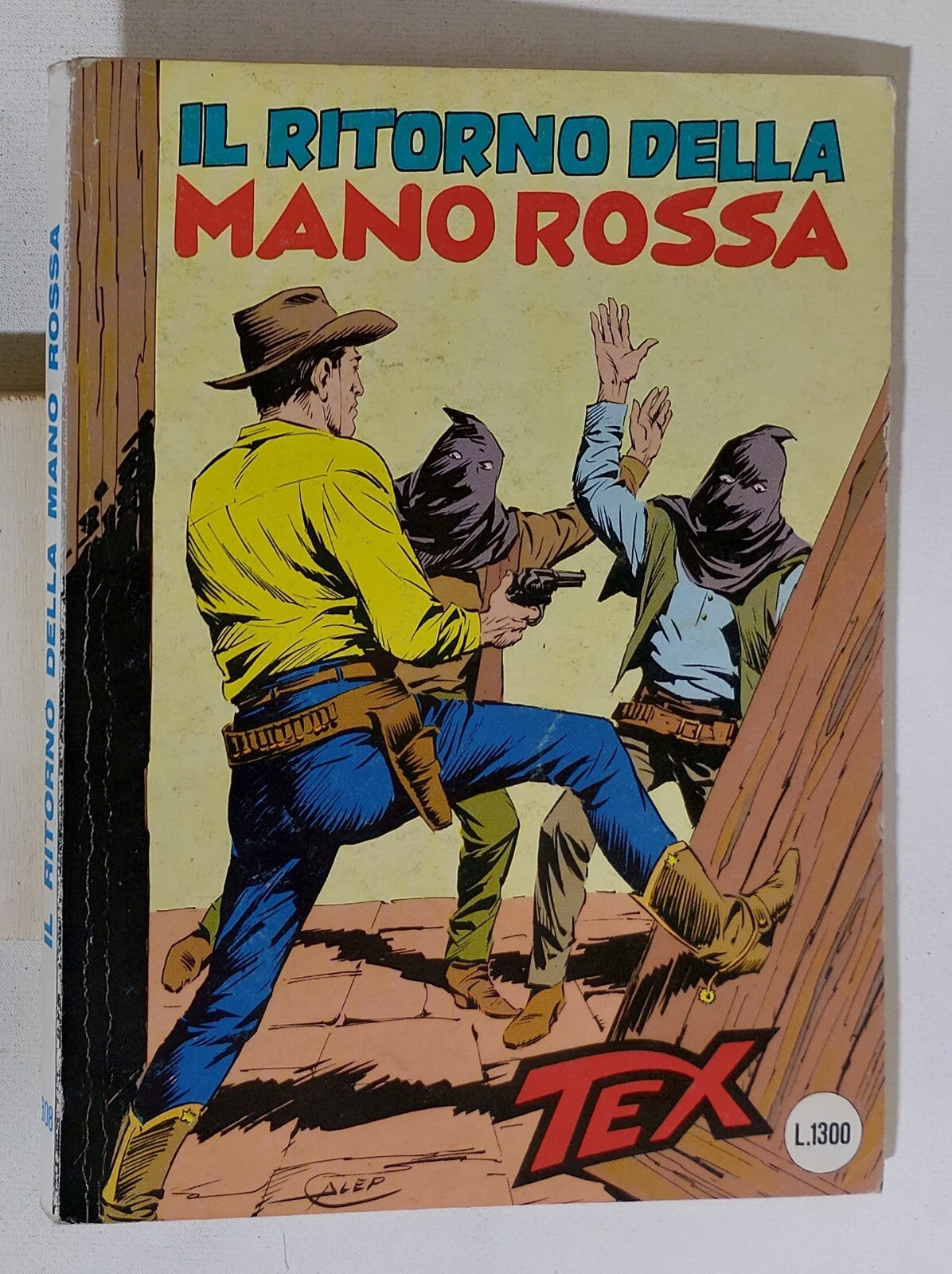 48282 TEX n. 308 - Il ritorno della Mano Rossa - Bonelli 1986