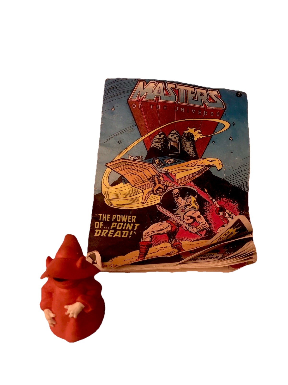Masters of the Universe 1984 ORKO figurina gomma He-Man She-Ra anni 80 fumetto vintage