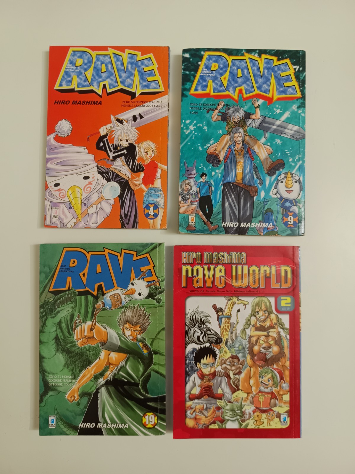 RAVE vol. 4 9 19, RAVE WORLD vol.2 (di2) - Star Comics manga 