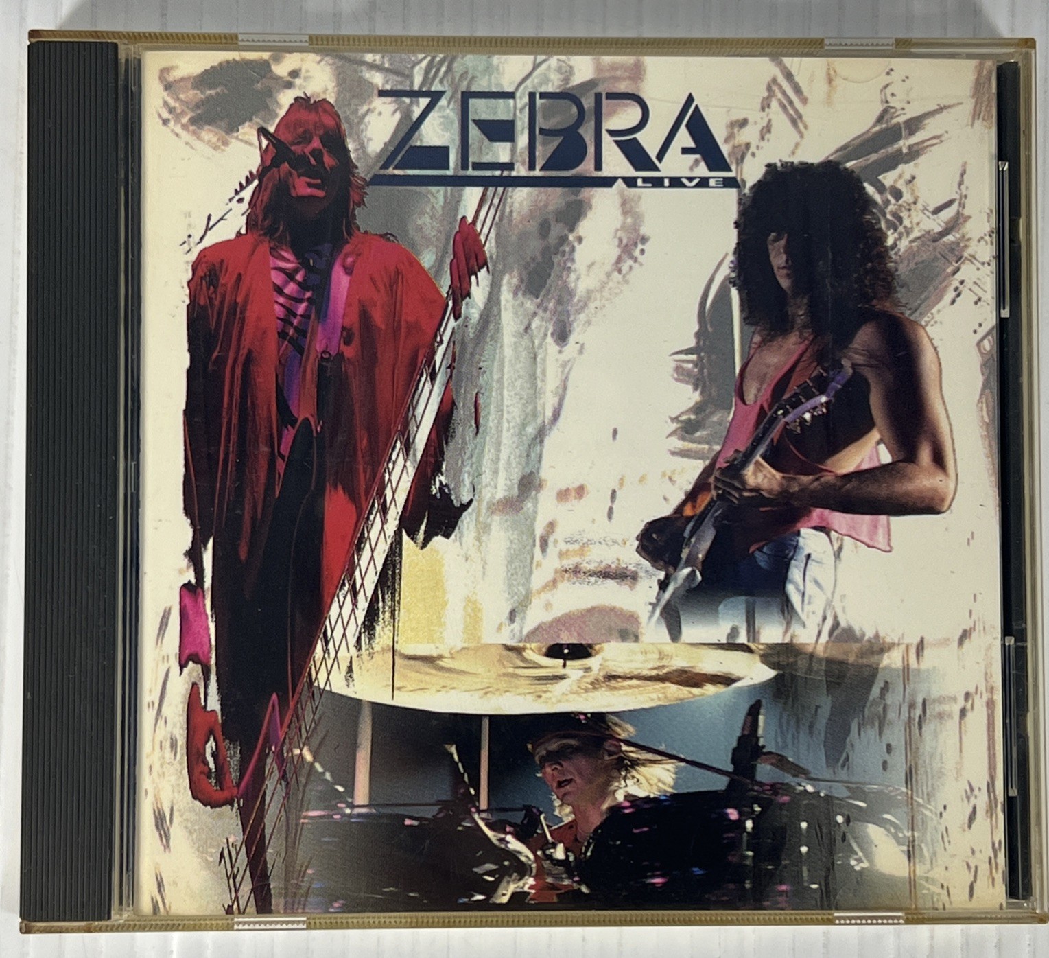 Zebra Live CD 1990 Atlantic 82094-2 WEA Who's Behind The Door Like New