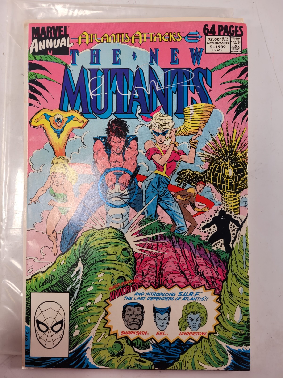 New Mutants Annual #5 Vol. 1 1989 Marvel Comics 1st App Annual 8