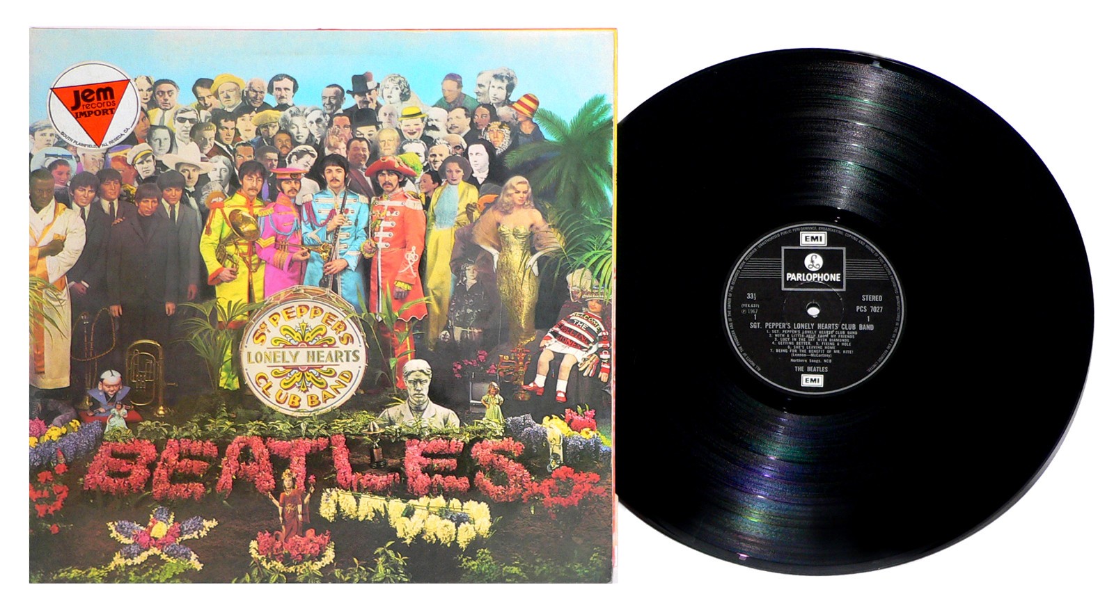 THE BEATLES - Sgt Pepper's Lonely Hearts Club Band LP UK Vinyl W/ Insert VG+!