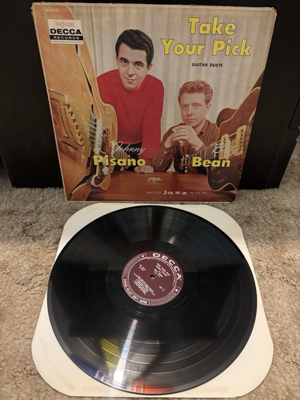 Johnny Pisano* And Billy Bean - Take Your Pick - LP, Mono - Very Good Plus (VG+)