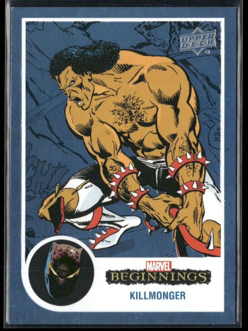 2022 Marvel Beginnings Flipped FX Blue /125 #FFX43 - Killmonger
