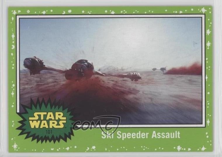 2017 Star Wars: Journey to The Last Jedi Green Starfield Ski Speeder Assault i2k
