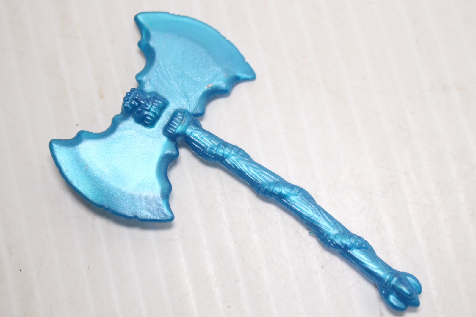 1994 Teenage Mutant Ninja Turtles Shogun Shoate Battle Axe Blue Accessory TMNT