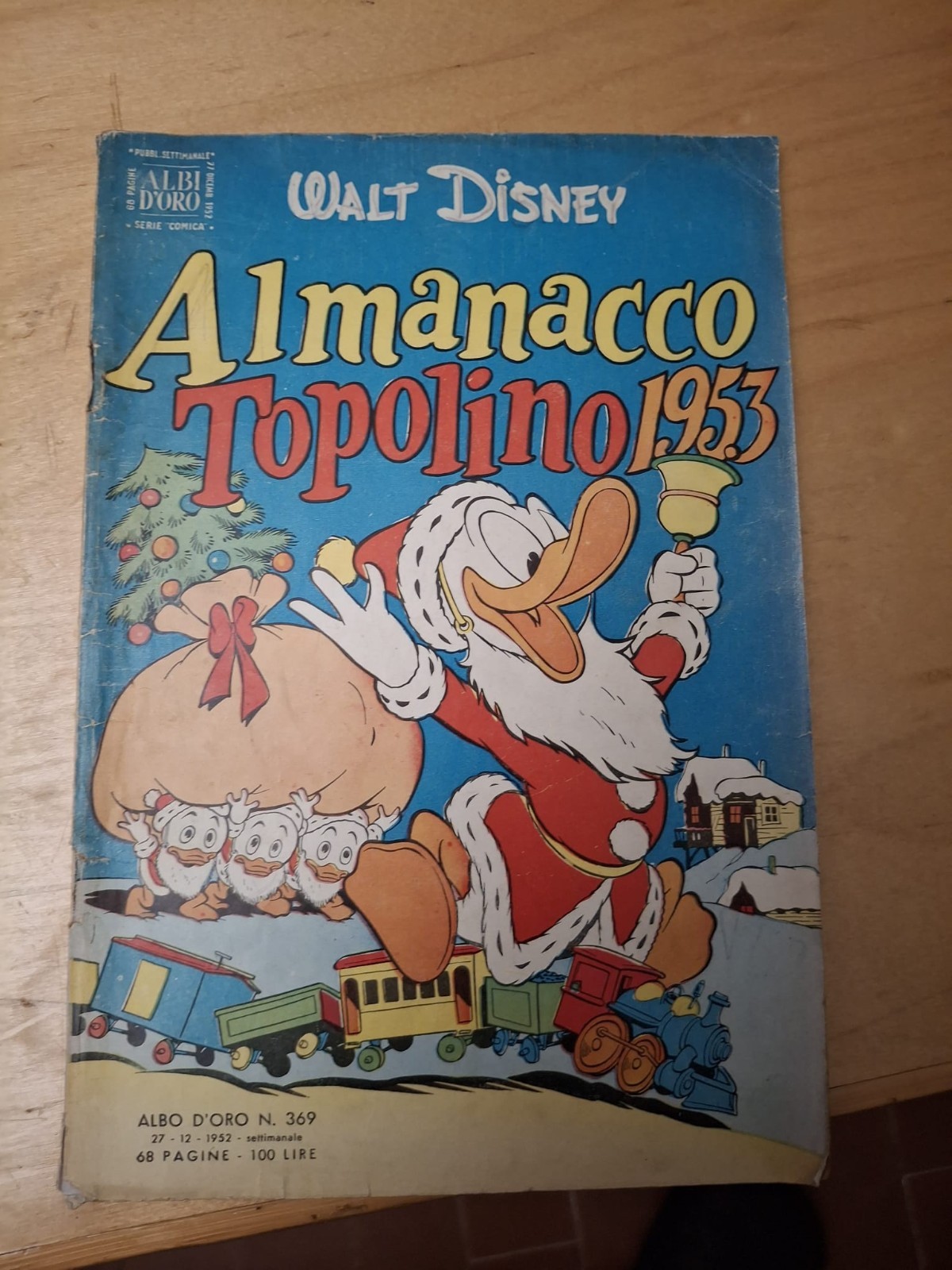 TOPOLINO ALMANACCO 1953 – ORIGINALE – VINTAGE DA COLLEZIONE