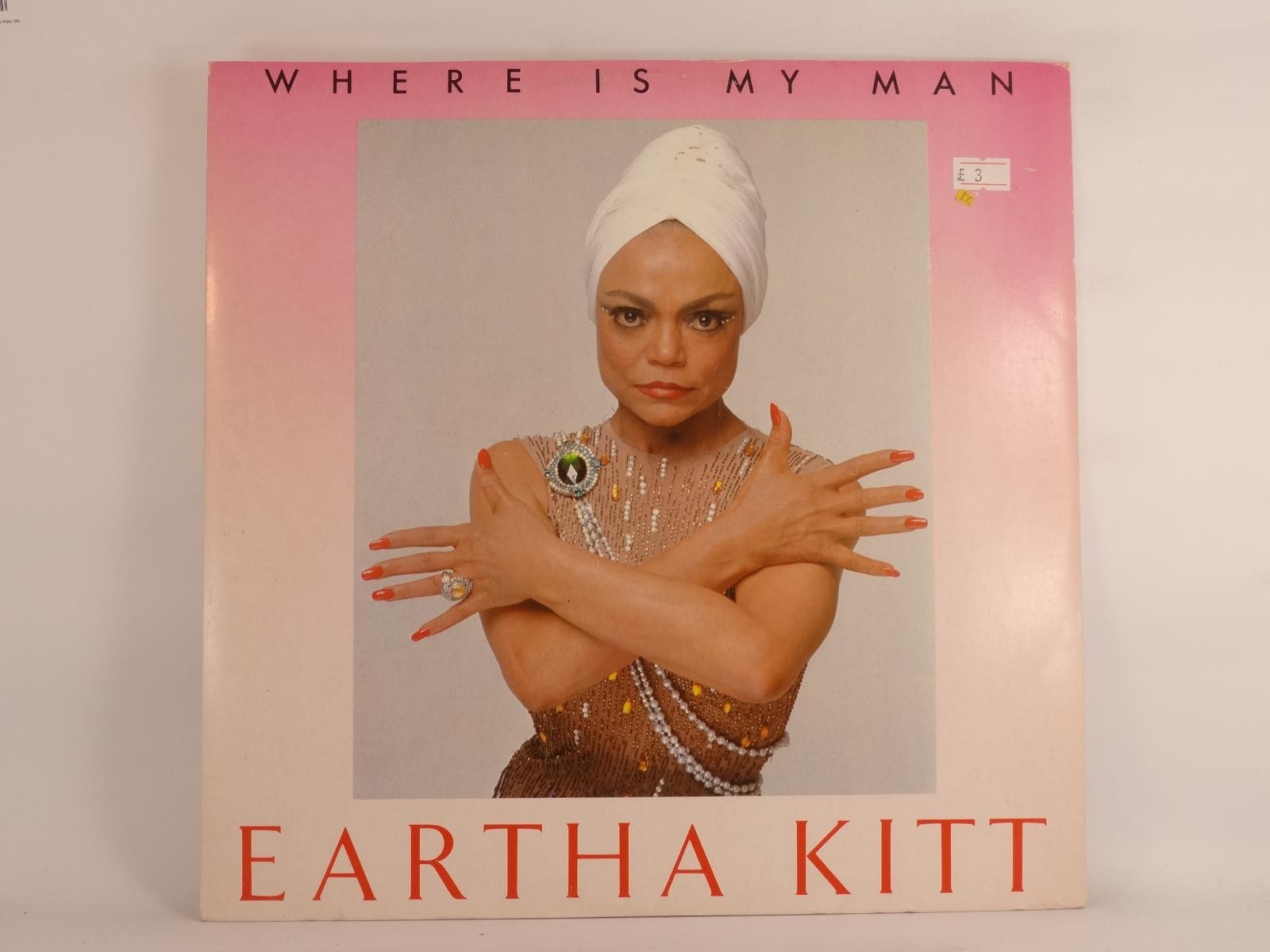 EARTHA KITT WHERE IT MY MAN (114) 2 Track 12" Single including Picture Sleeve RE