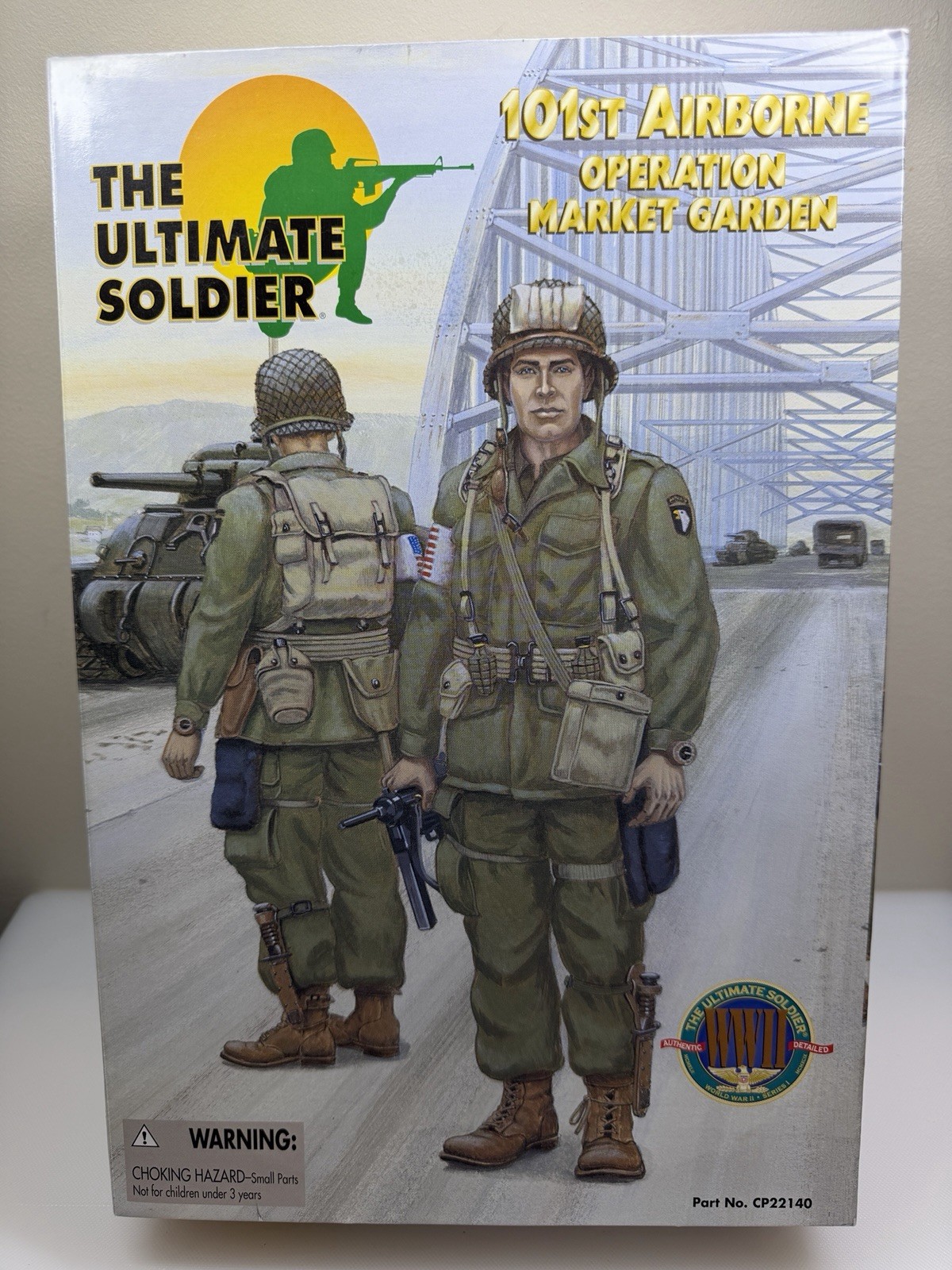 Figurina Ultimate Soldier 101st Airborne Operation Market Garden 2000 12" seconda guerra mondiale nuova con scatola