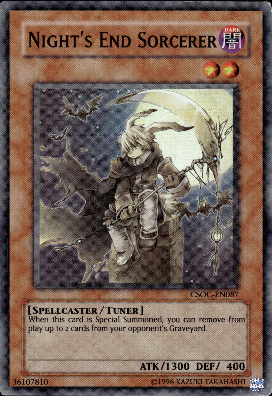 Night's End Sorcerer - Super Rare CSOC-EN087 - MP - YuGiOh