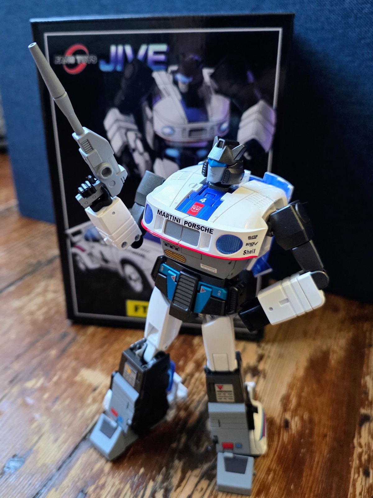 Fans Toys Jive - Masterpiece Jazz non ufficiale - con decalcomanie Jive X aggiornate