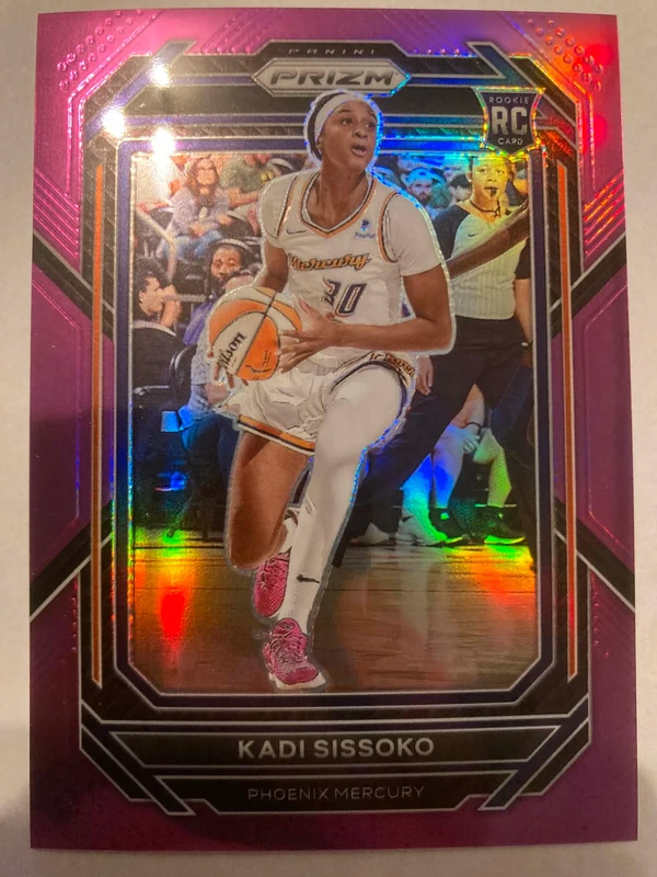2023 Panini Prizm WNBA Purple Prizm #144 Kadi Sissoko /149