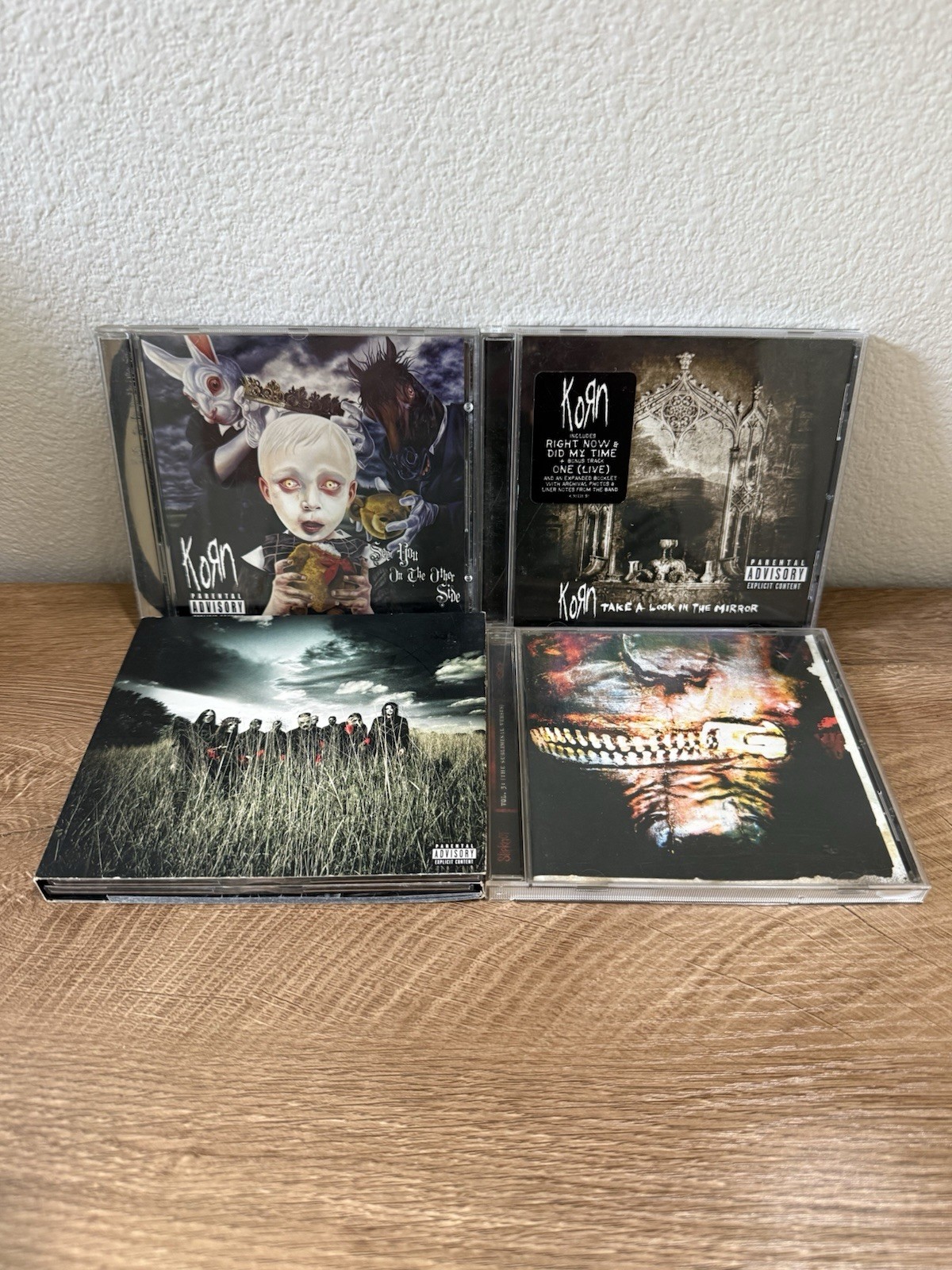 Korn & Slipknot 4 CD Lot Nu Metal Alternative Metal + Bonus DVD