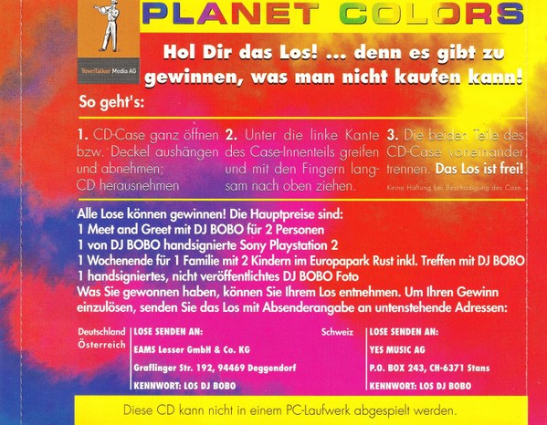 DJ BoBo - Planet Colors Electronic Euro House 9898