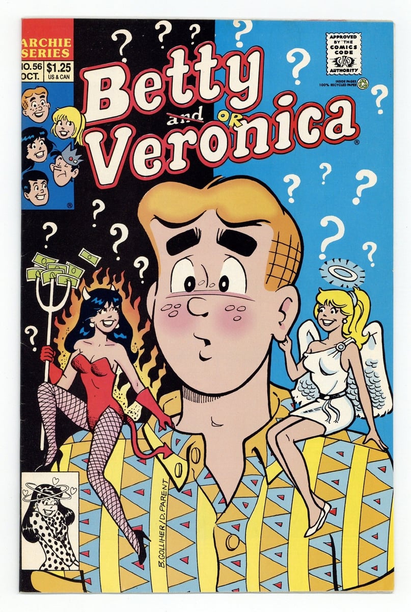 Betty e Veronica #56 FN+ 6.5 1992