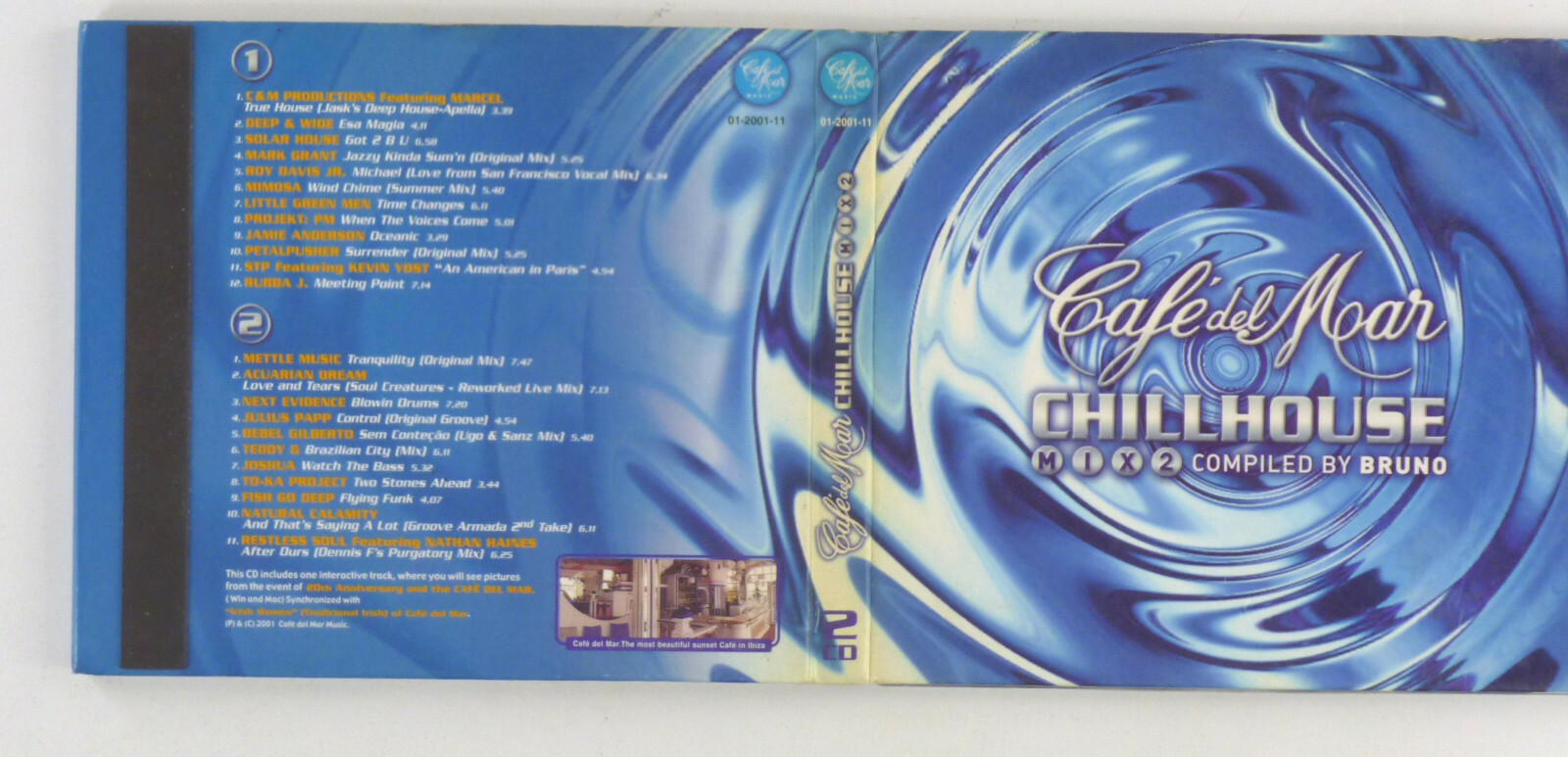 CD Disc - Vari Vari ‎– Café Del Mar - Chillhouse Mix Vol. 2 - A7051L3