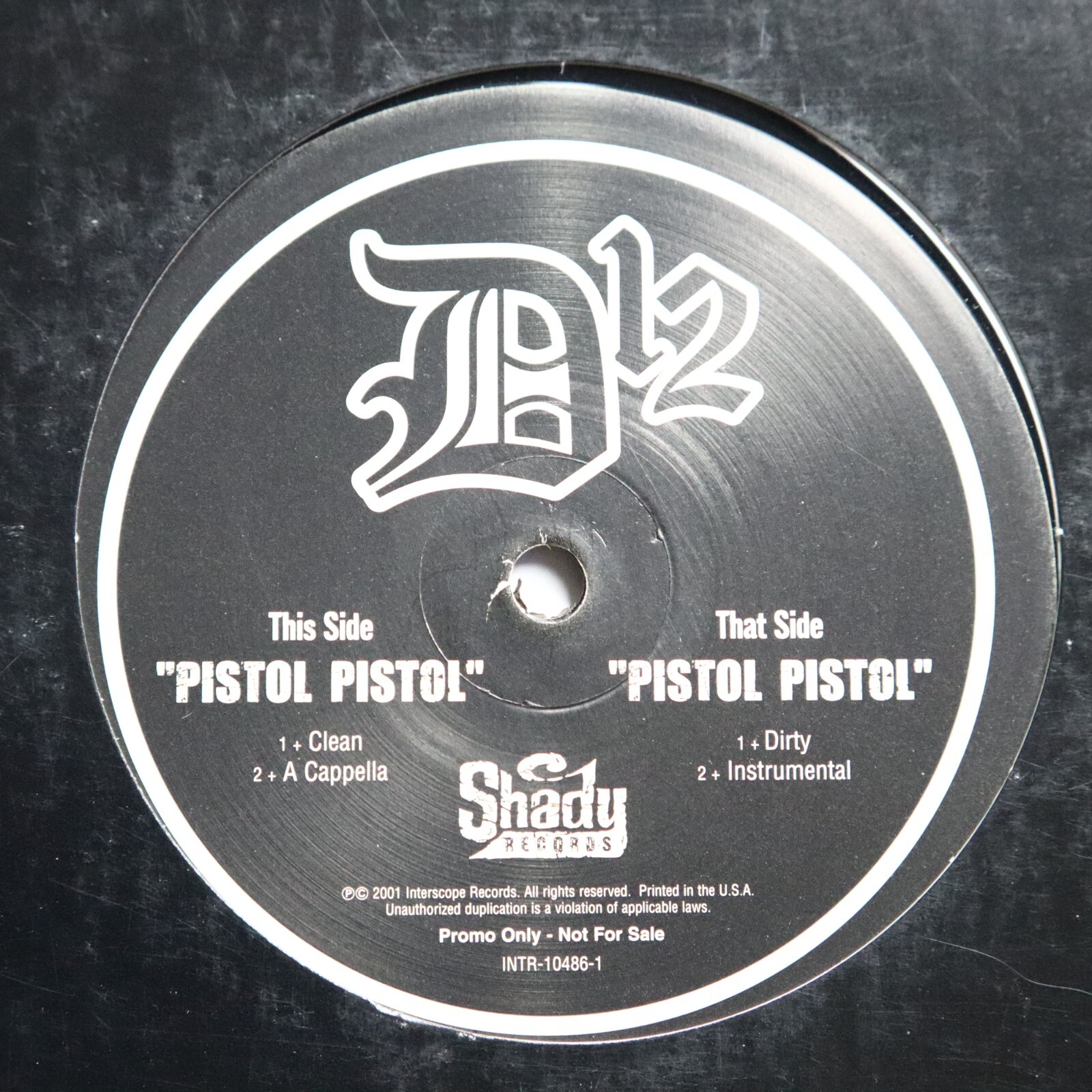 D12 - PISTOL PISTOL - HIP HOP SINGLE