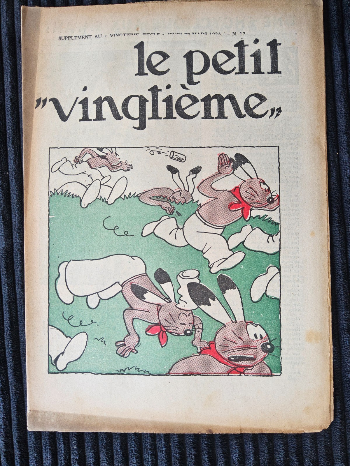 Tintin - Petit Vingtième - Numéro 12 de 1934