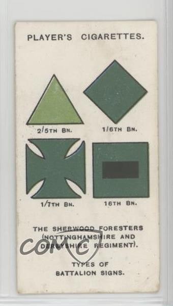 1925 Corpo Esercito Giocatore e Insegne Divisionali 1914-18 Serie 2 Tabacco #142 0kb5