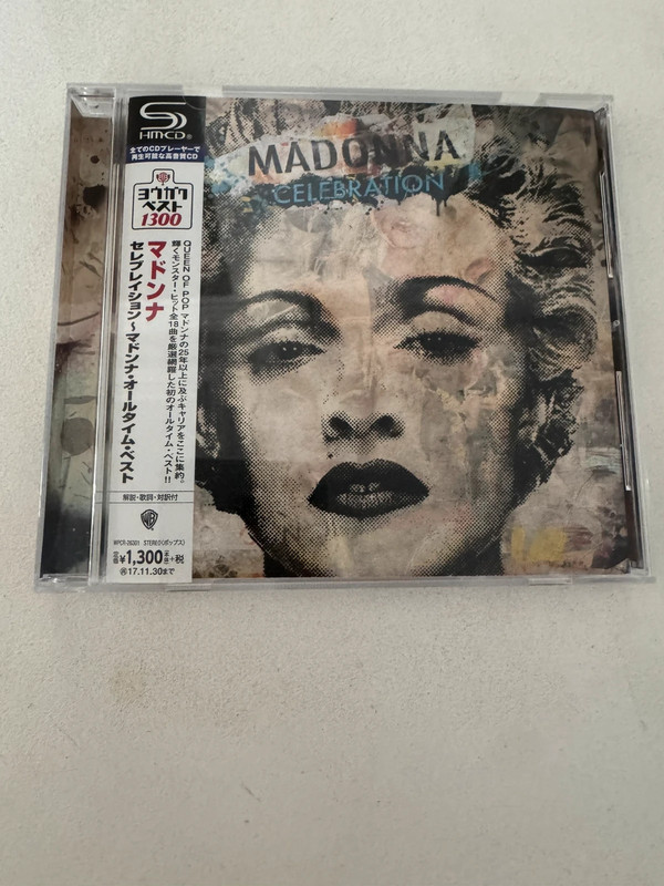 Madonna Celebration Japan SHM cd